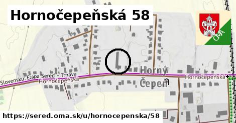 Hornočepeňská 58, Sereď