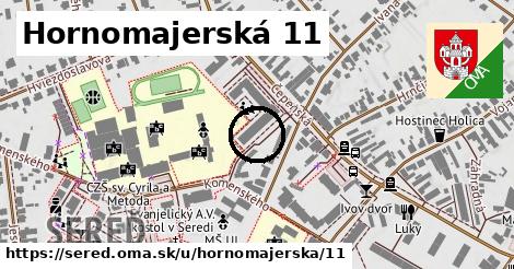 Hornomajerská 11, Sereď