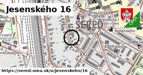 Jesenského 16, Sereď