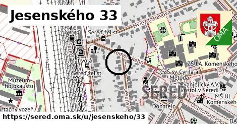 Jesenského 33, Sereď
