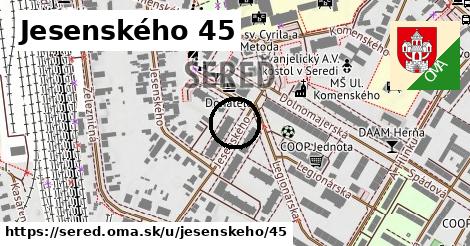 Jesenského 45, Sereď