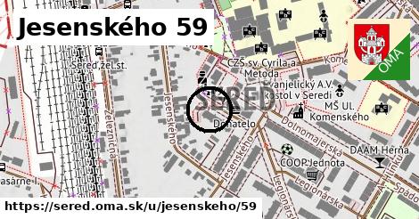 Jesenského 59, Sereď