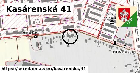 Kasárenská 41, Sereď