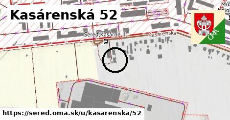 Kasárenská 52, Sereď