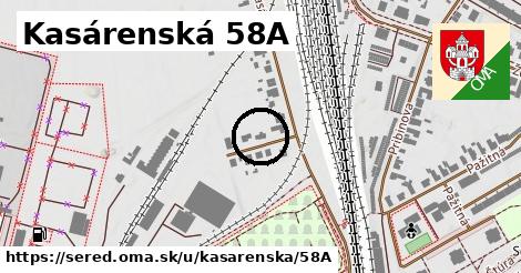 Kasárenská 58A, Sereď