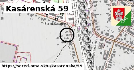 Kasárenská 59, Sereď