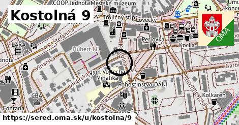 Kostolná 9, Sereď