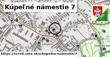 Kúpeľné námestie 7, Sereď