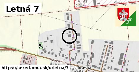 Letná 7, Sereď