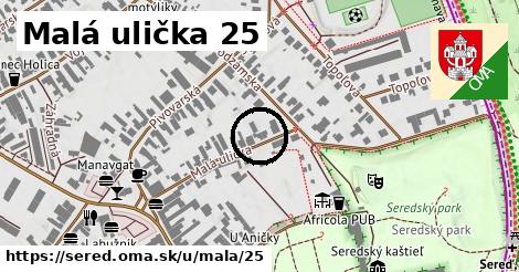 Malá ulička 25, Sereď