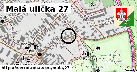 Malá ulička 27, Sereď