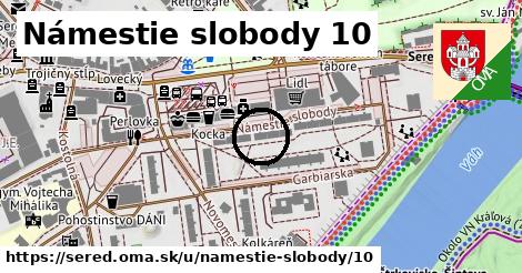 Námestie slobody 10, Sereď