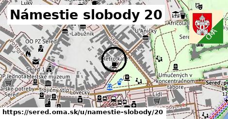 Námestie slobody 20, Sereď