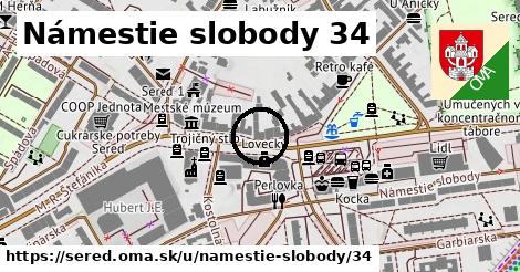 Námestie slobody 34, Sereď