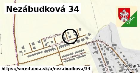 Nezábudková 34, Sereď