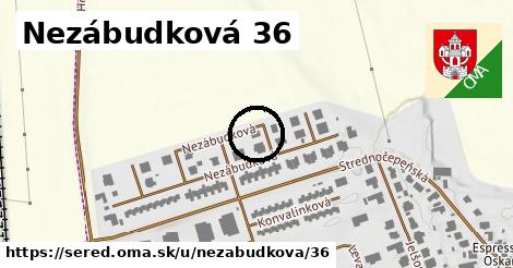 Nezábudková 36, Sereď