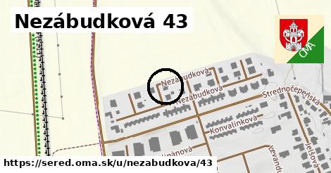 Nezábudková 43, Sereď