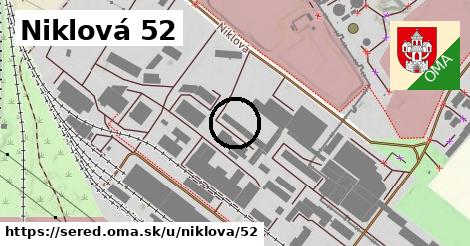 Niklová 52, Sereď