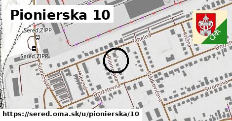 Pionierska 10, Sereď