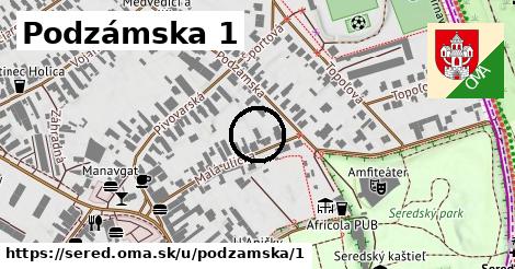 Podzámska 1, Sereď