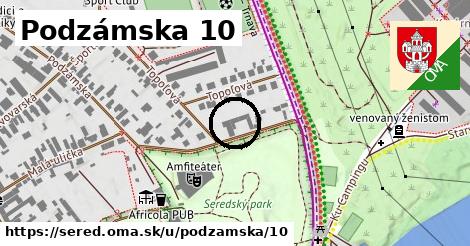 Podzámska 10, Sereď
