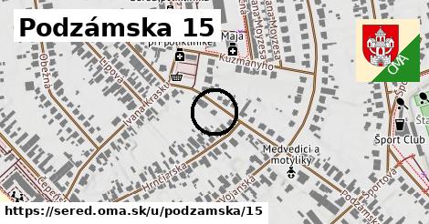 Podzámska 15, Sereď