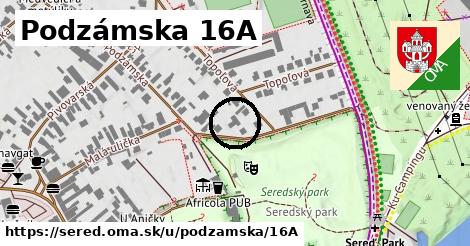 Podzámska 16A, Sereď