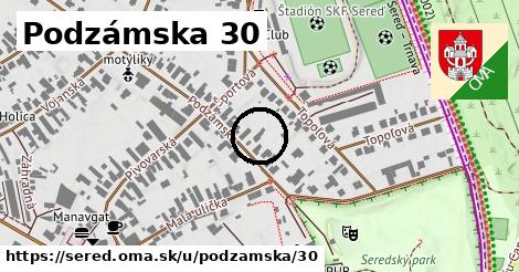 Podzámska 30, Sereď