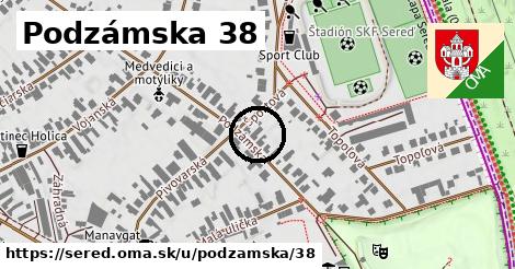 Podzámska 38, Sereď