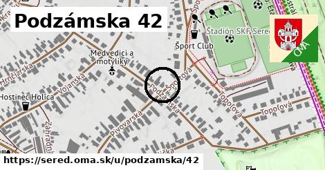 Podzámska 42, Sereď