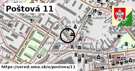 Poštová 11, Sereď