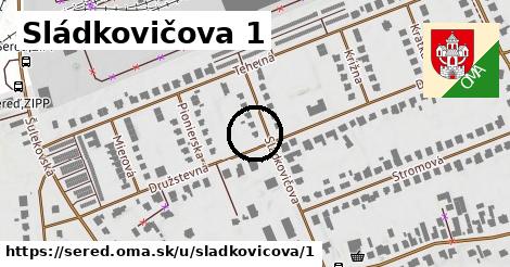 Sládkovičova 1, Sereď