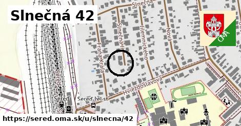 Slnečná 42, Sereď