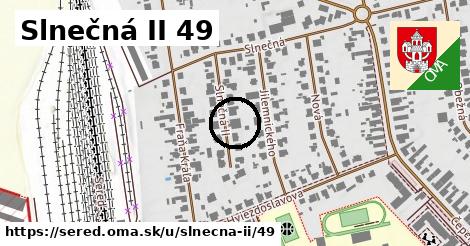 Slnečná II 49, Sereď