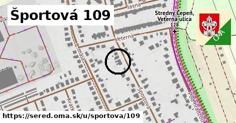 Športová 109, Sereď