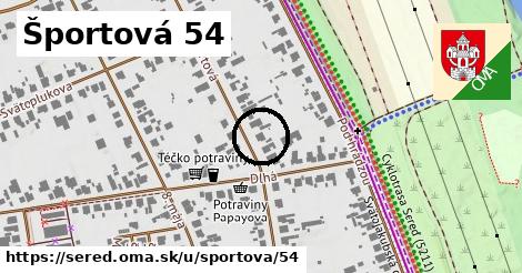 Športová 54, Sereď