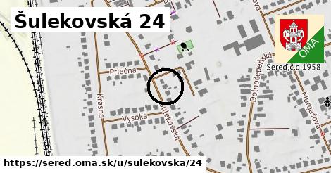 Šulekovská 24, Sereď