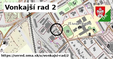 Vonkajší rad 2, Sereď