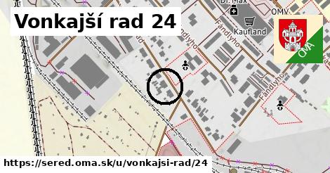 Vonkajší rad 24, Sereď