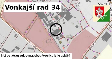 Vonkajší rad 34, Sereď