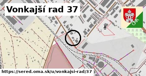 Vonkajší rad 37, Sereď