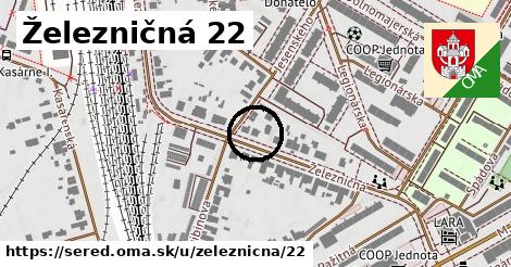 Železničná 22, Sereď