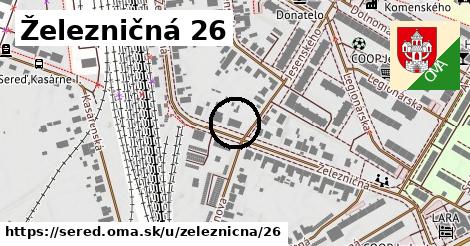 Železničná 26, Sereď