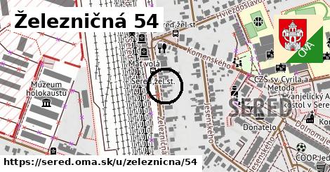 Železničná 54, Sereď