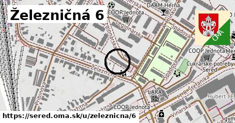 Železničná 6, Sereď