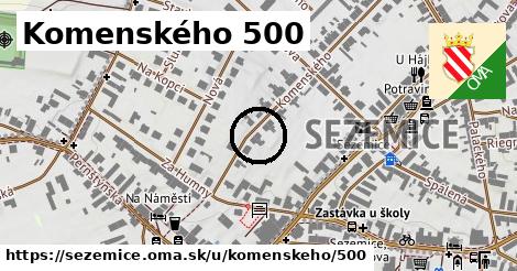 Komenského 500, Sezemice