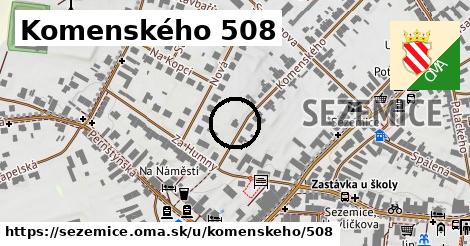 Komenského 508, Sezemice