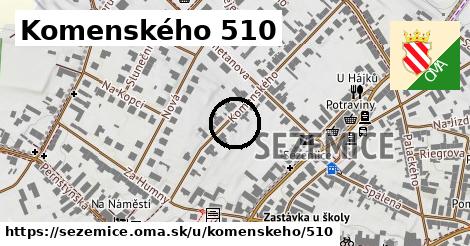 Komenského 510, Sezemice