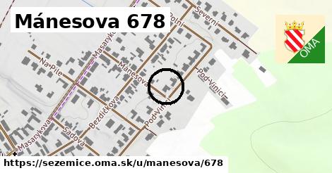 Mánesova 678, Sezemice