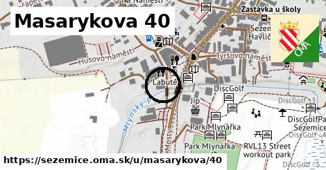 Masarykova 40, Sezemice